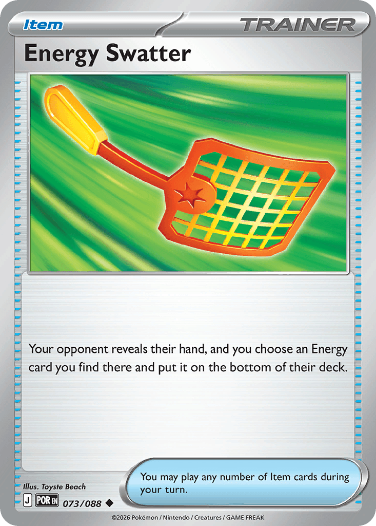 Carta Pokémon Energy Swatter 73