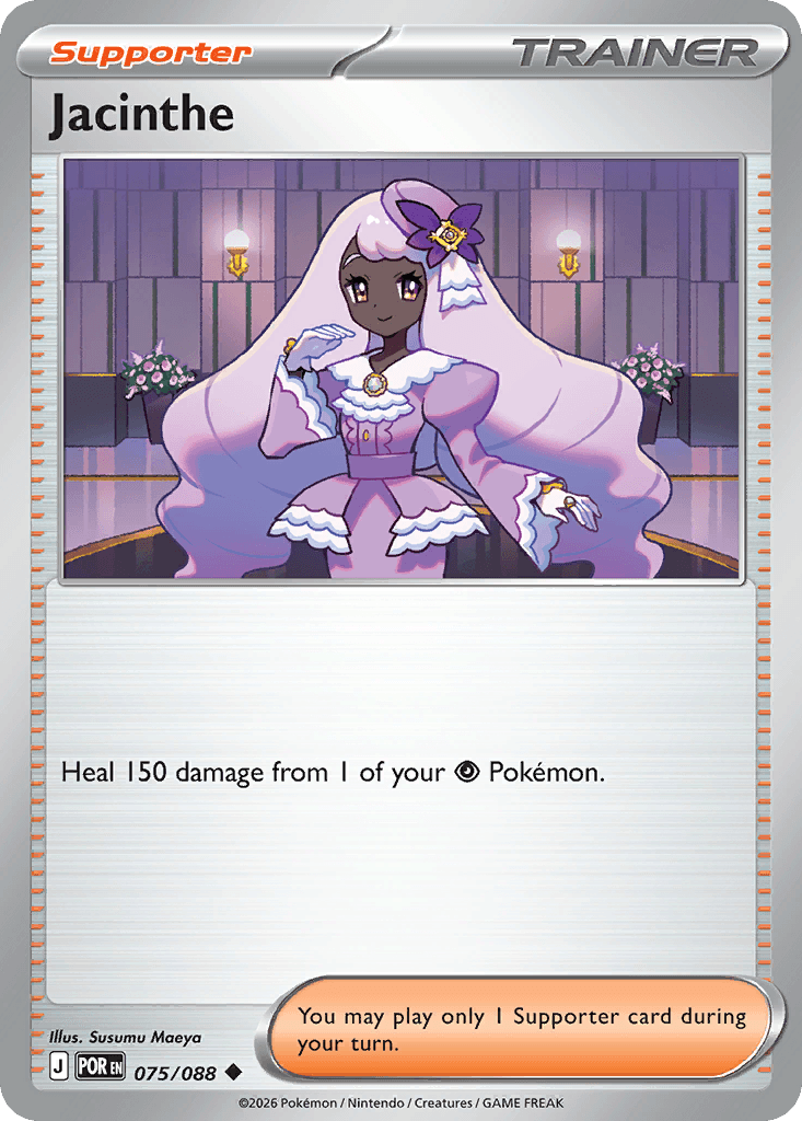 Carta Pokémon Jacinthe 75