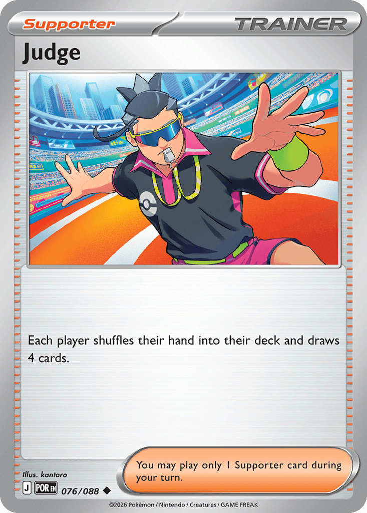 Carta Pokémon Judge 76