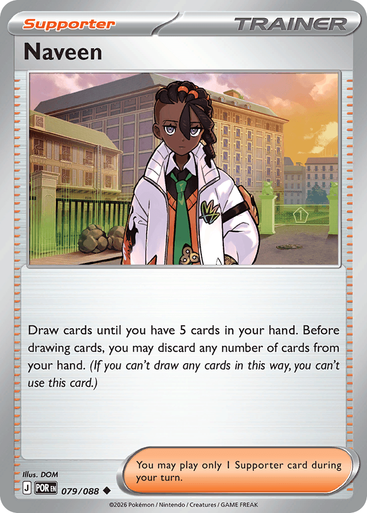 Carta Pokémon Naveen 79 de Perfect Order