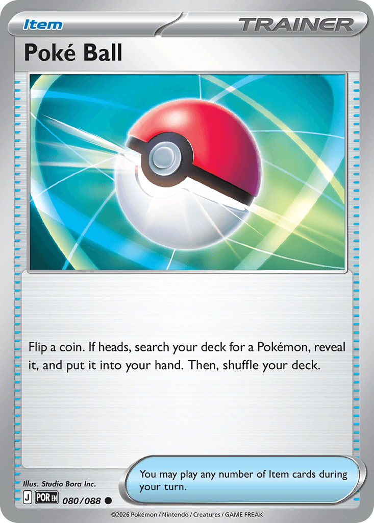 Carta Pokémon Poké Ball 80