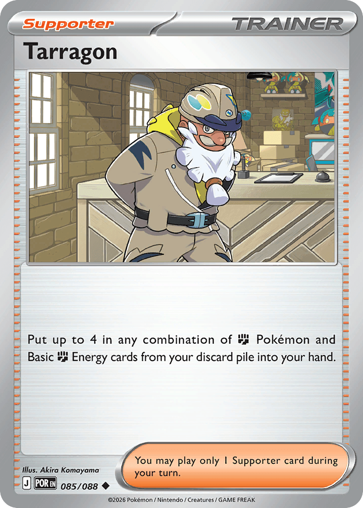 Carta Pokémon Tarragon 85