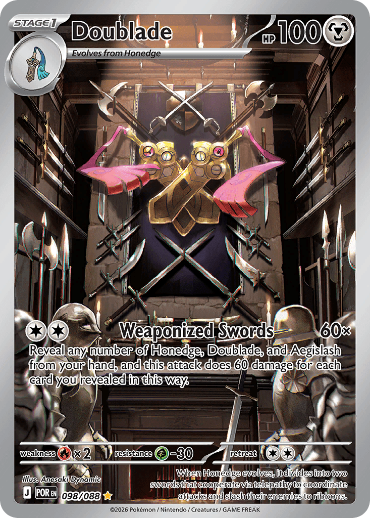 Carta Pokémon Doublade
