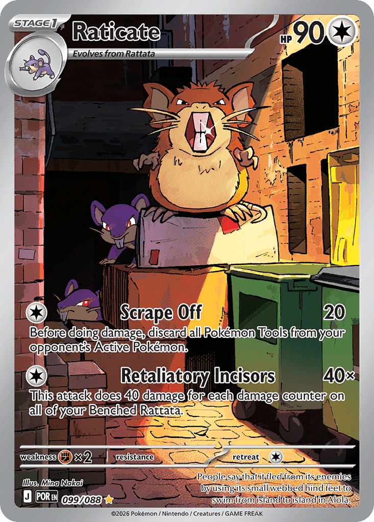 Carta Pokémon Raticate