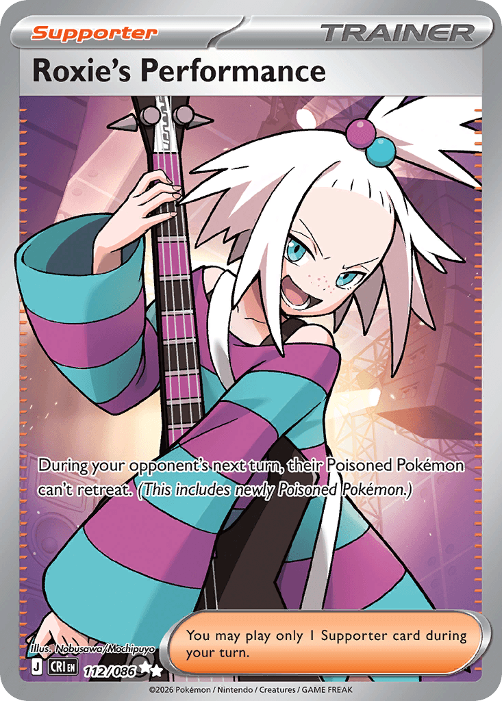 Carta Pokémon Roxie's Performance 112