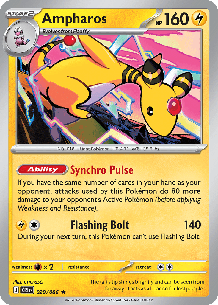 Carta Pokémon Ampharos 29