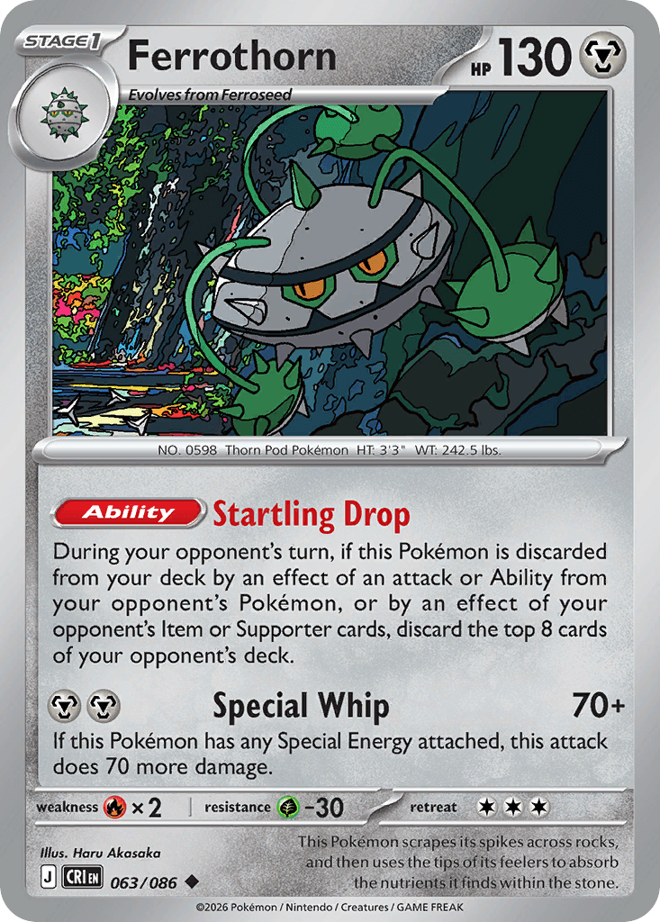 Carta Pokémon Ferrothorn 63