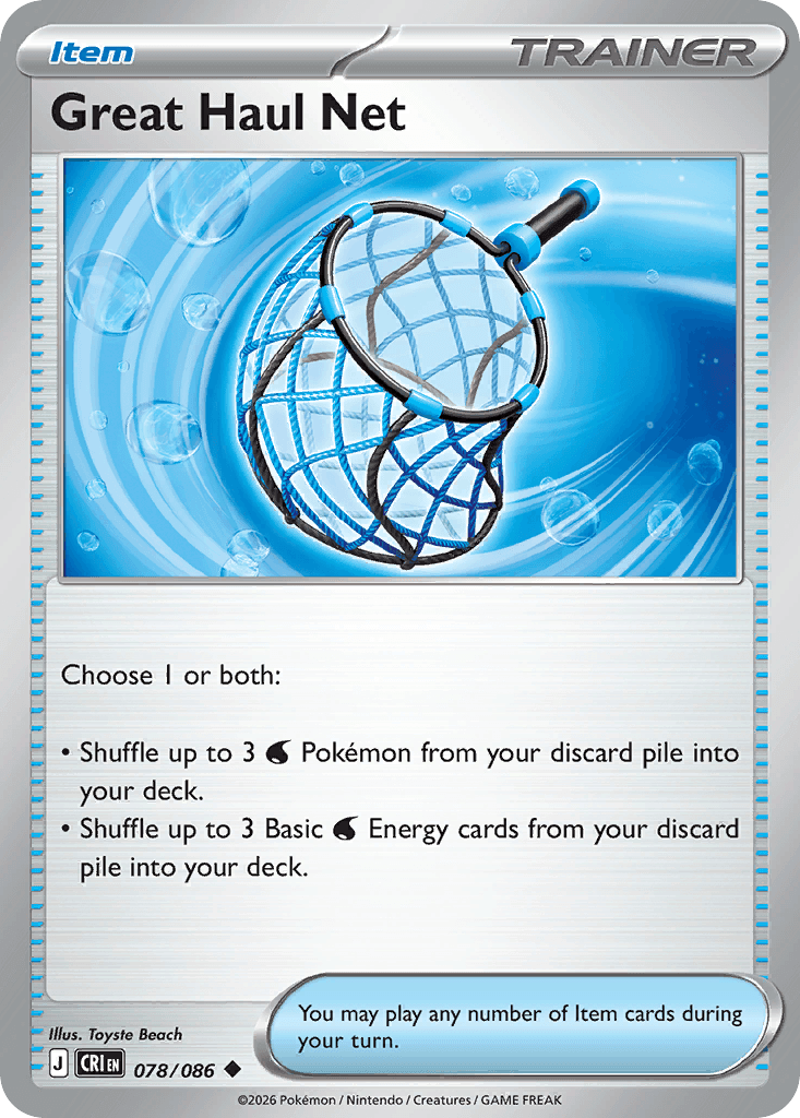 Carta Pokémon Great Haul Net 78