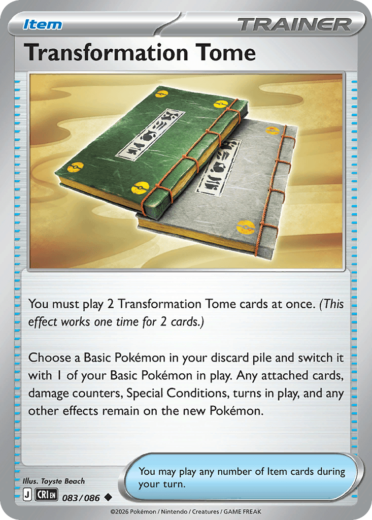 Carta Pokémon Transformation Tome 83