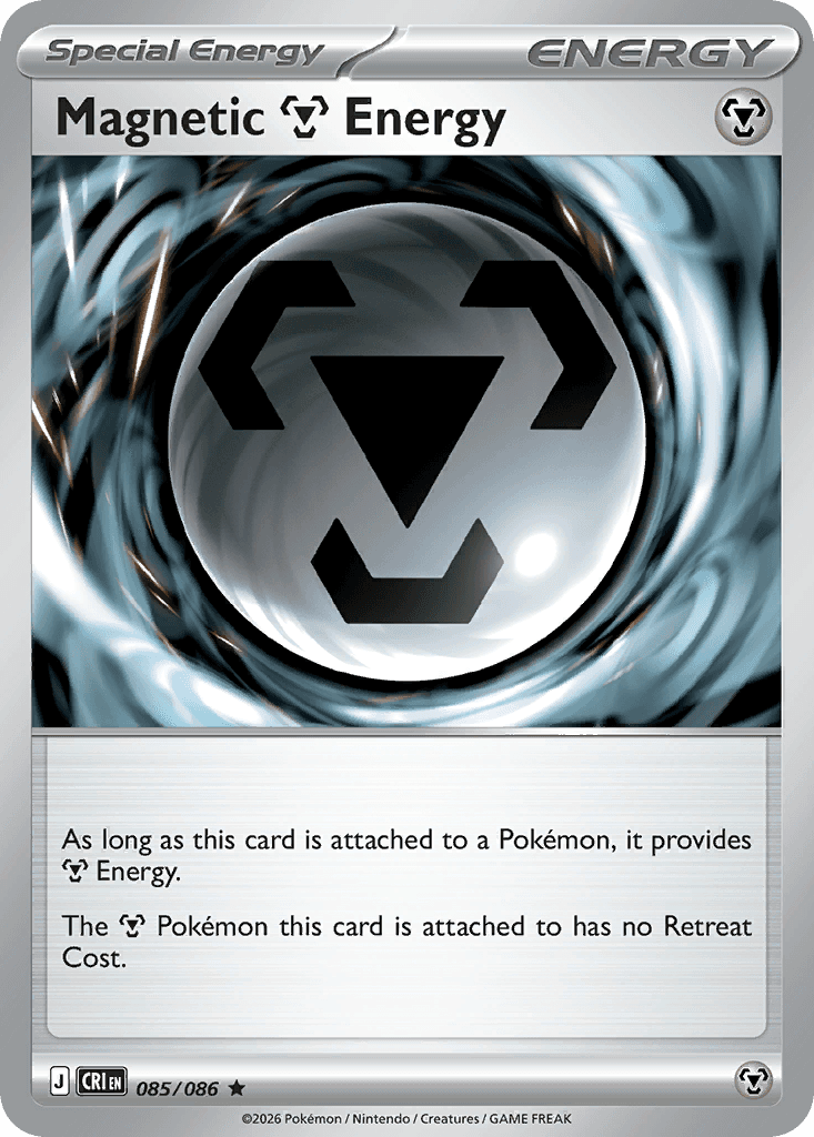 Carta Pokémon Magnetic Metal Energy 85