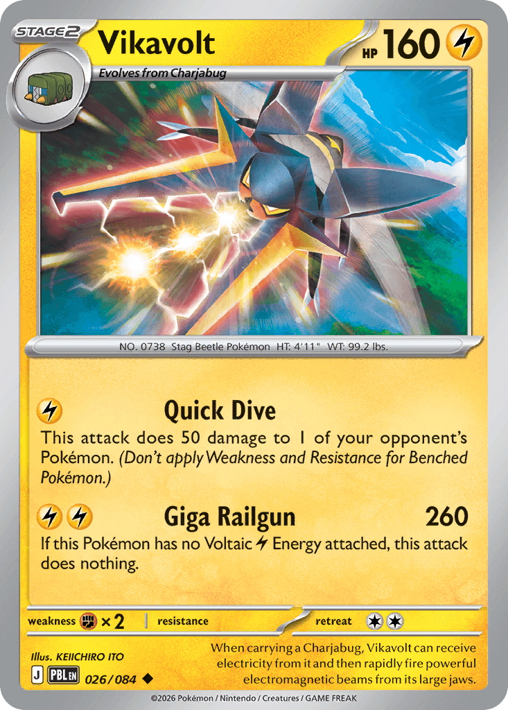 Carta Pokémon Vikavolt