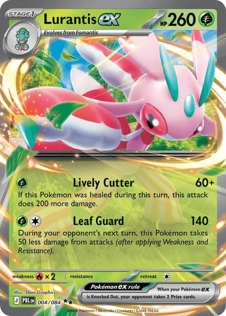 Carta Pokémon Lurantis ex 4