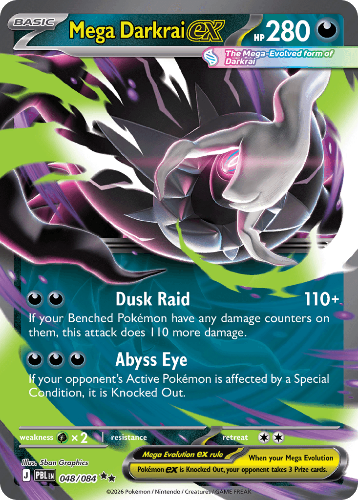Carta Pokémon Mega Darkrai ex