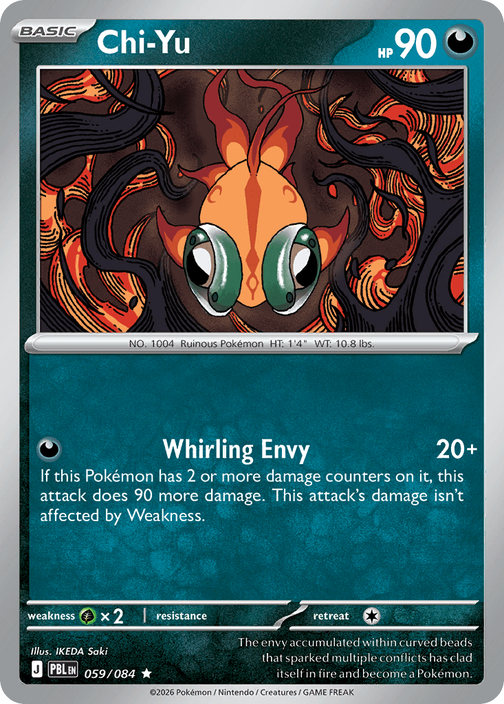 Carta Pokémon Chi-Yu 59
