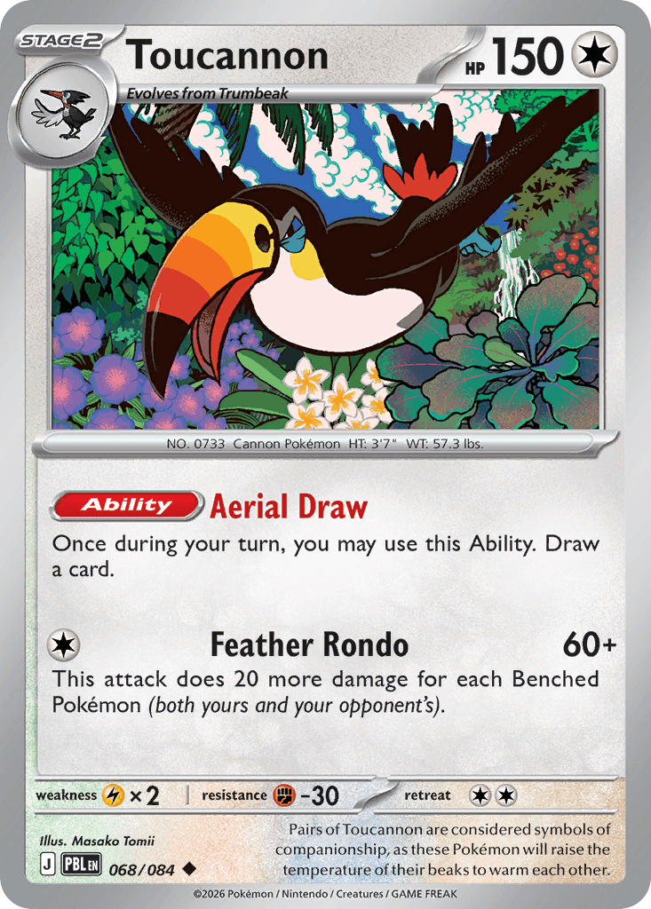 Carta Pokémon Toucannon 68