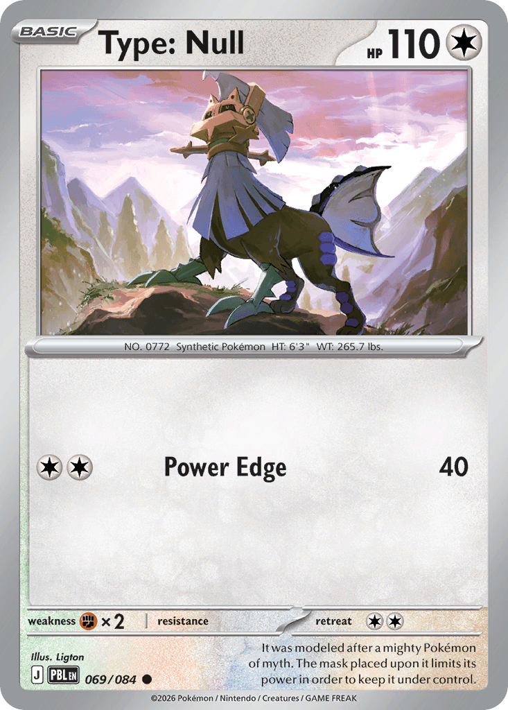 Carta Pokémon Type: Null 69