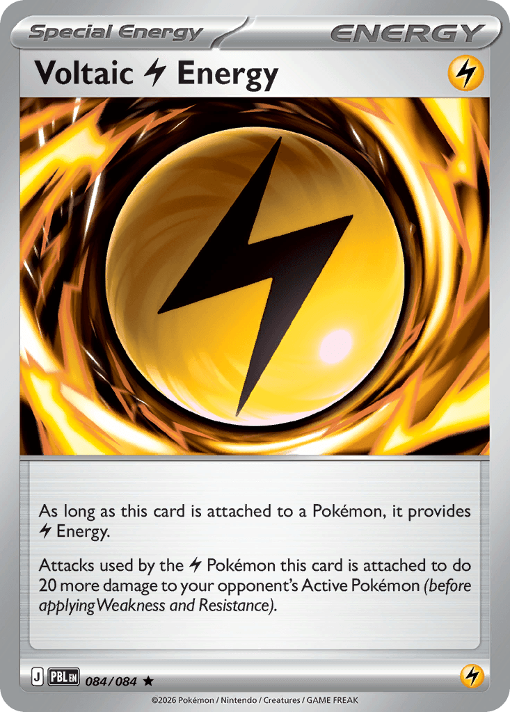 Carta Pokémon Voltaic Lightning Energy 84