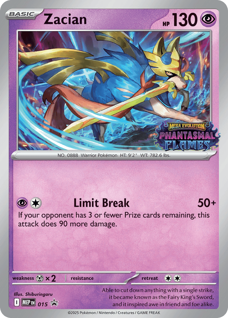 Carta Pokémon Zacian 015