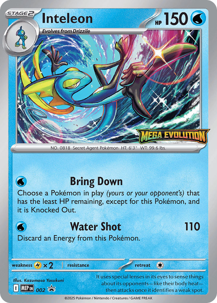 Carta Pokémon Inteleon 002