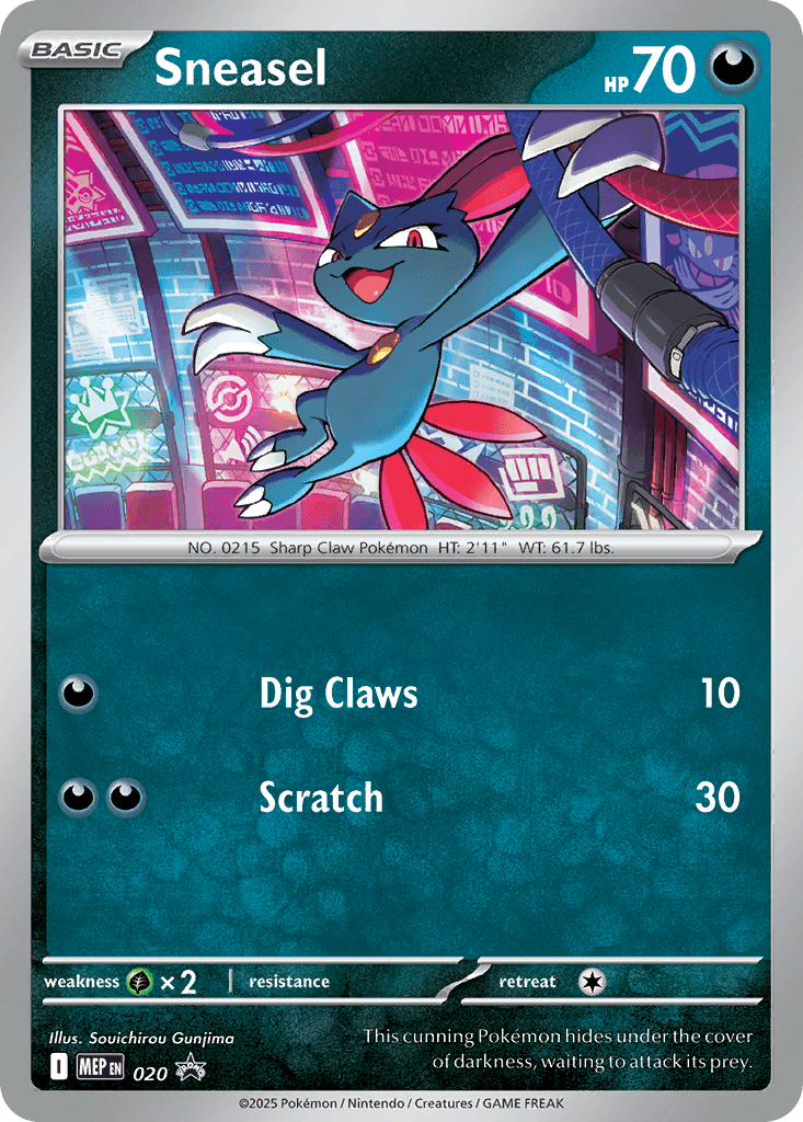 Carta Pokémon Sneasel