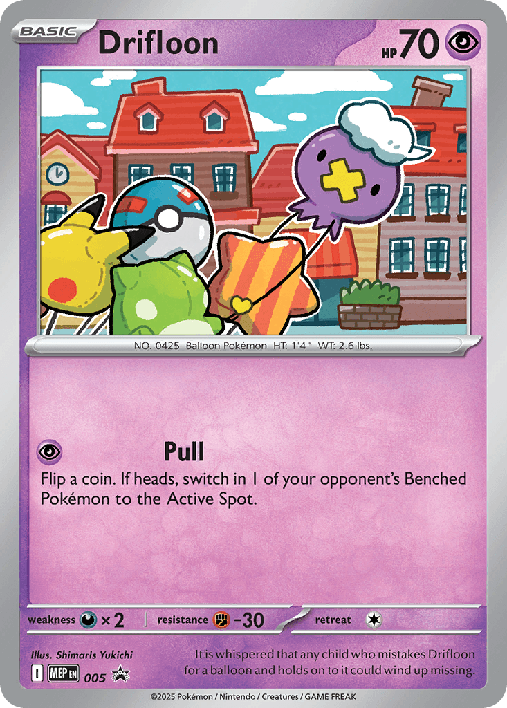 Carta Pokémon Drifloon 005