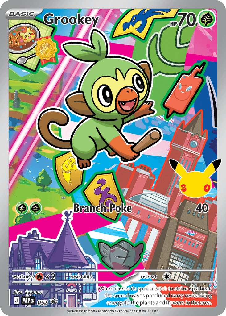 Carta Pokémon Grookey 052