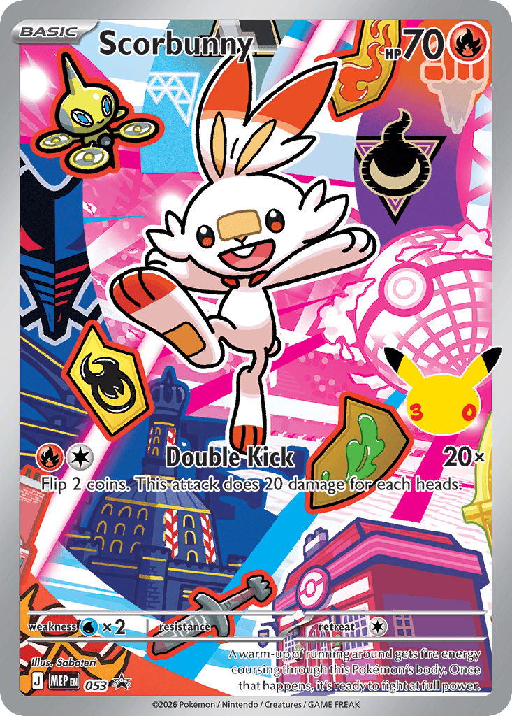 Carta Pokémon Scorbunny 053