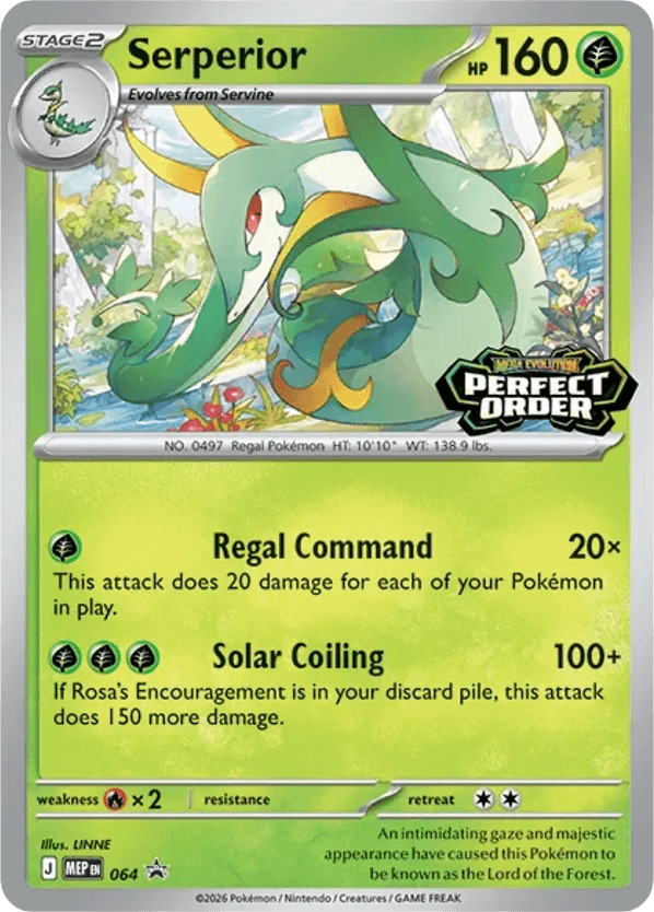 Carta Pokémon Serperior 064