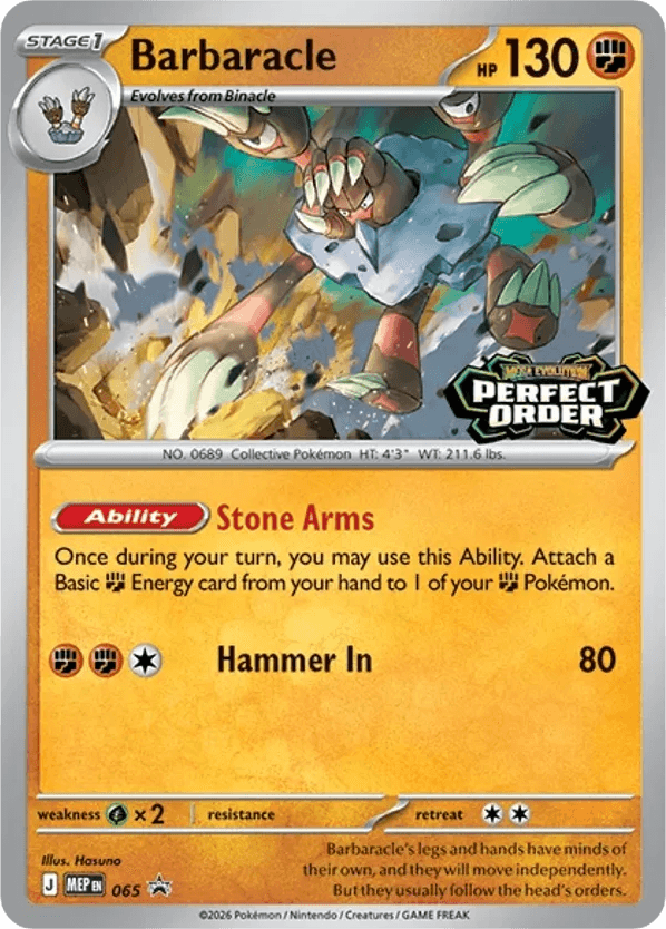 Carta Pokémon Barbaracle