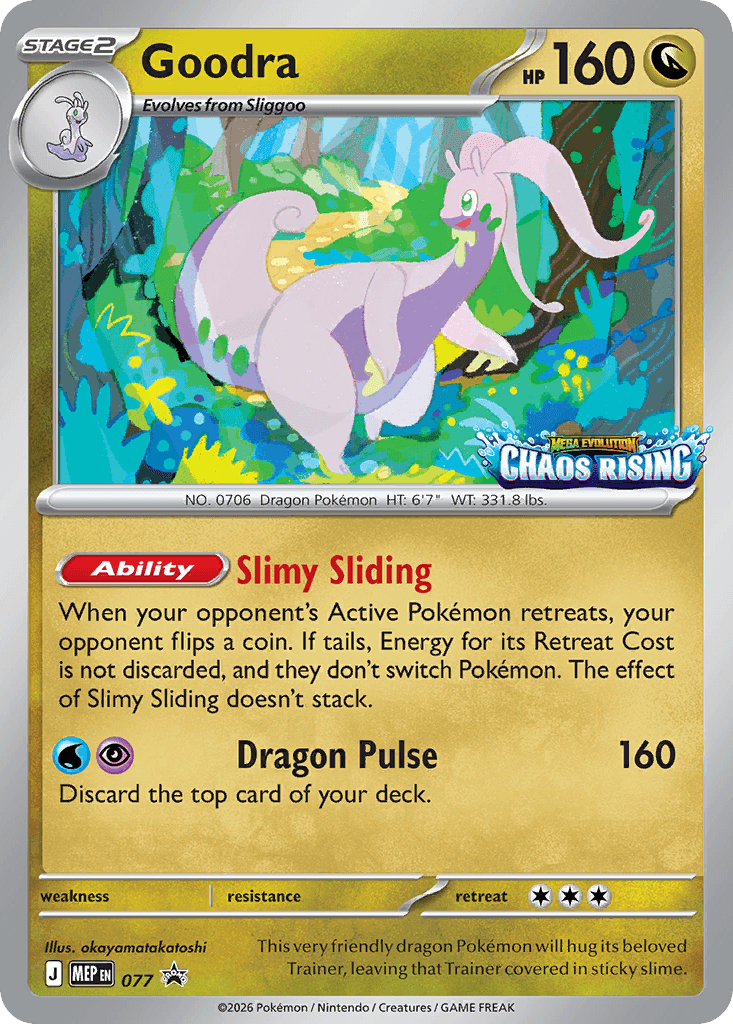 Carta Pokémon Goodra 077