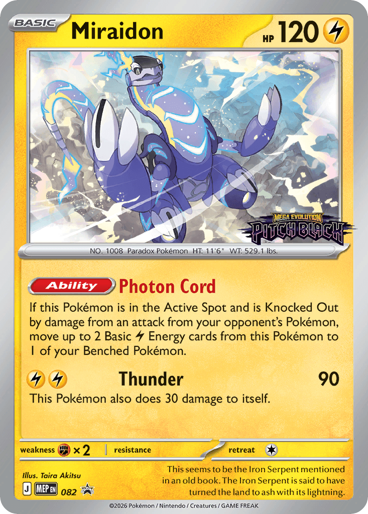 Carta Pokémon Miraidon 082