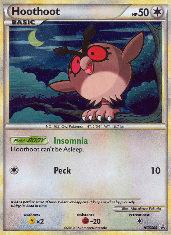 Carta Pokémon Hoothoot HGSS05