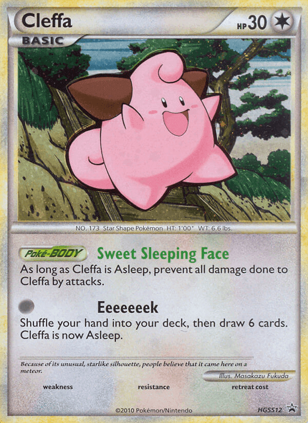 Carta Pokémon Cleffa HGSS12