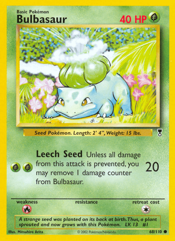 Carta Pokémon Bulbasaur