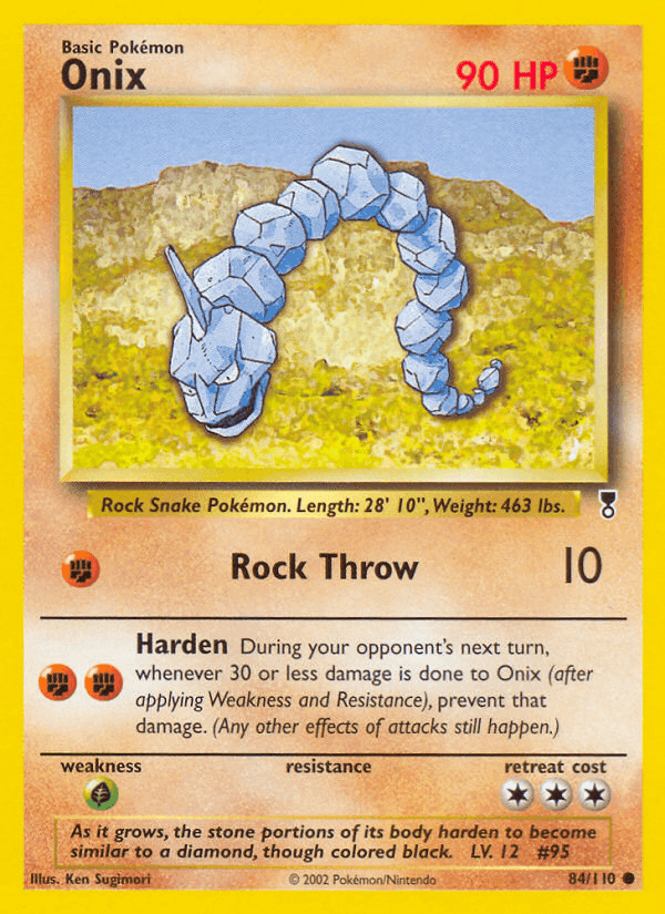 Carta Pokémon Onix