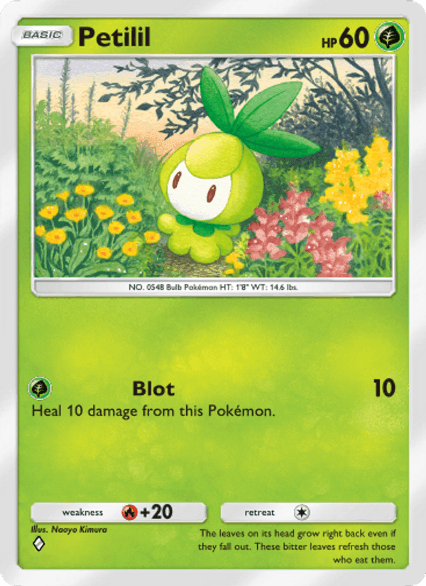 Carta Pokémon Petilil 029