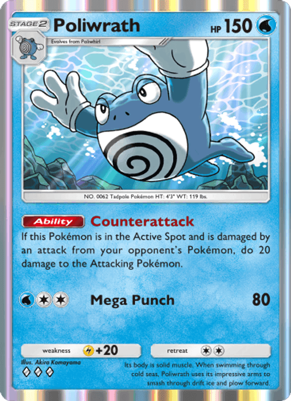 Carta Pokémon Poliwrath 061