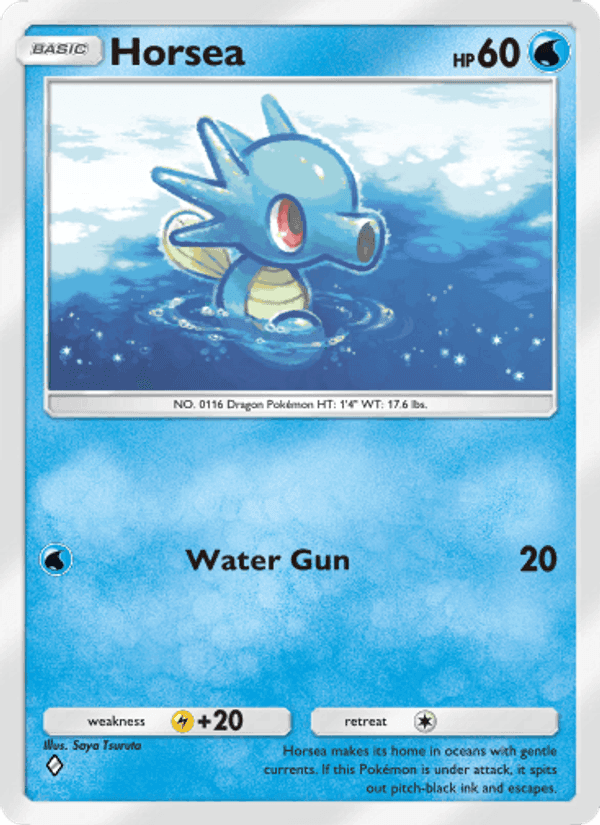 Carta Pokémon Horsea 070