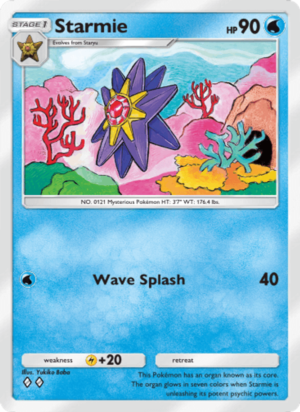 Carta Pokémon Starmie 075