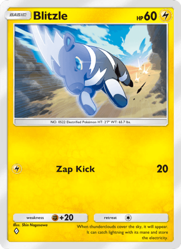 Carta Pokémon Blitzle 105