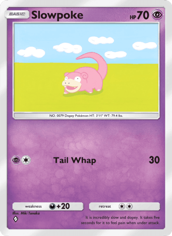 Carta Pokémon Slowpoke 118