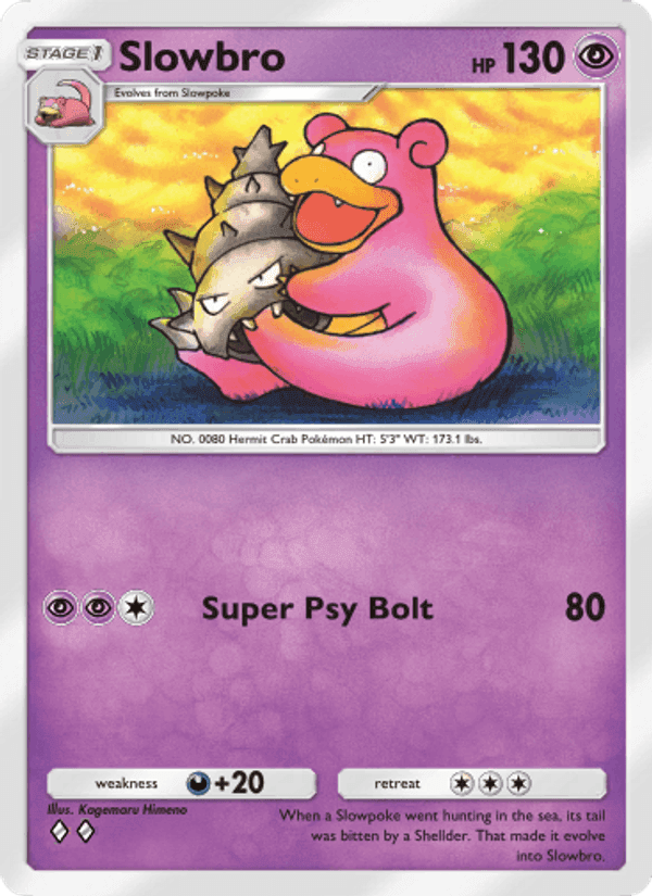 Carta Pokémon Slowbro 119