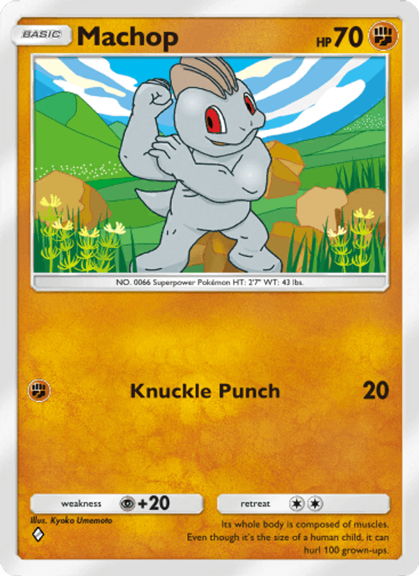 Carta Pokémon Machop 143
