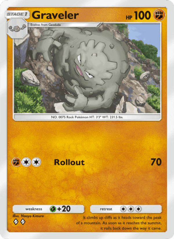 Carta Pokémon Graveler 148