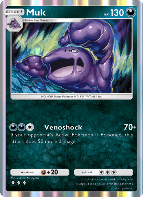 Carta Pokémon Muk 175
