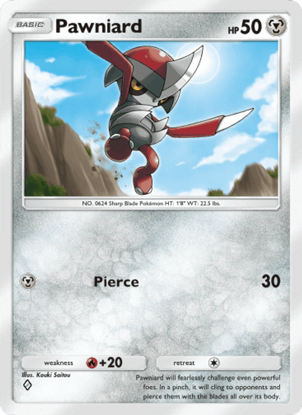 Carta Pokémon Pawniard 179