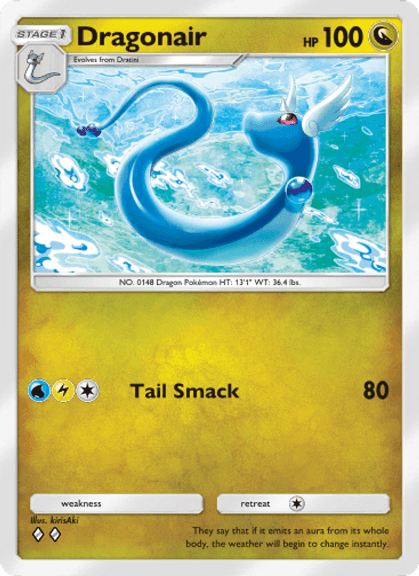 Carta Pokémon Dragonair 184