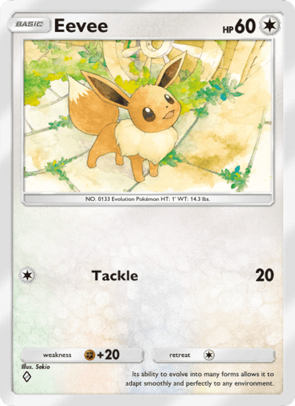 Carta Pokémon Eevee 208