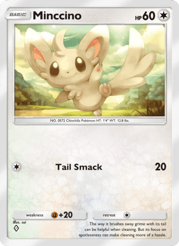 Carta Pokémon Minccino 212