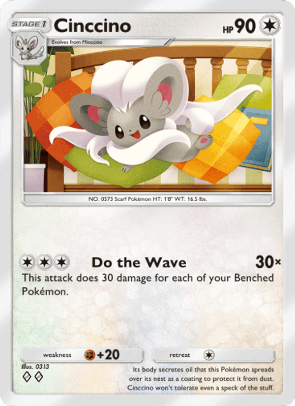 Carta Pokémon Cinccino 213